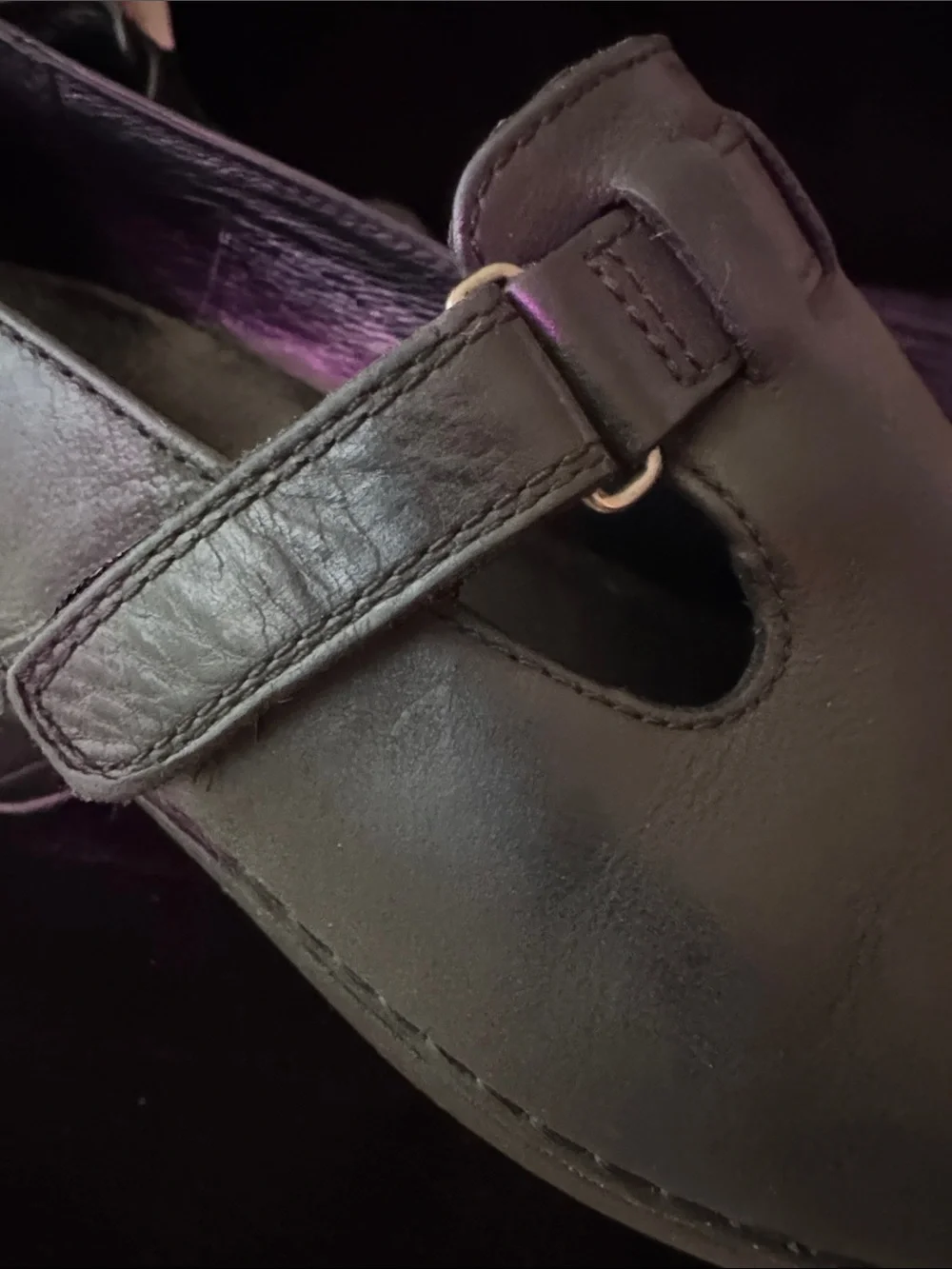 patagonia Leather Clog/Wedge Heels